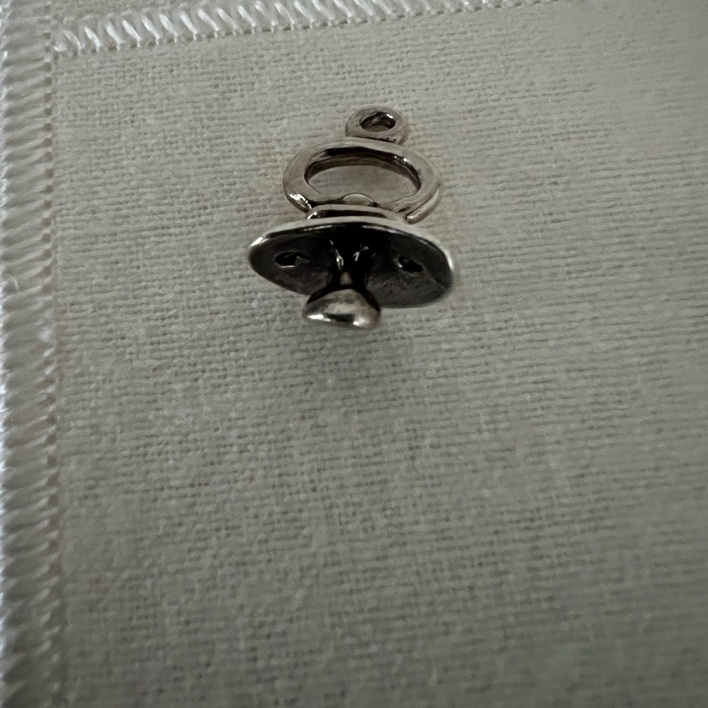 Silver Pacifier Charm - Picture 4 of 4